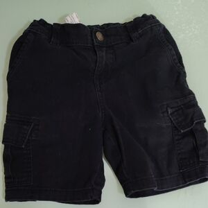 Black Cargo Shorts Youth Size 5T